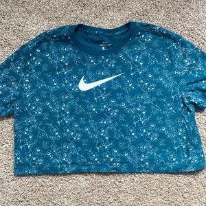 NIKE FLORAL CROP TOP